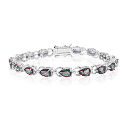 Mystik-Quarz-Silberarmband