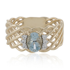 Aquamarin-Goldring (La Revelle)