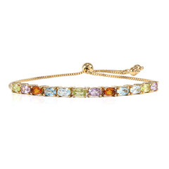 Edelstein-Silberarmband