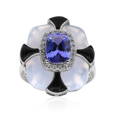 AAA-Tansanit-Goldring (CIRARI)