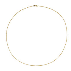 Silber-Criss-Cross-Kette - 5,6 g - 90 cm - vergoldet