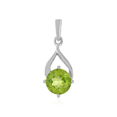 Peridot-Silberanhänger