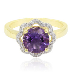 Marokkanischer Amethyst-Goldring