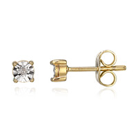 I3 (I) Diamant-Messingohrringe (Juwelo Style)