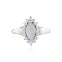 Australischer Opal-Silberring