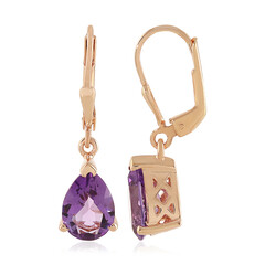 Lavendel-Amethyst-Silberohrringe