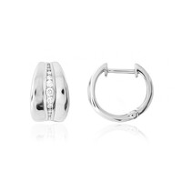Lupenreiner (F) Brillant-Platinohrringe (LUCENT DIAMONDS)
