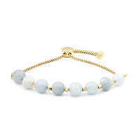 Aquamarin-Silberarmband