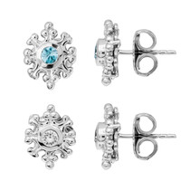 Edelstein-Silberohrringe (Dallas Prince Designs)
