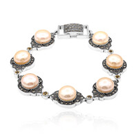 Süßwasserzuchtperlen-Silberarmband (Annette classic)