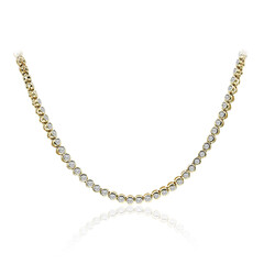 SI1 (G) Brillant-Goldhalskette