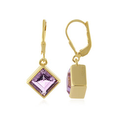 Lavendel-Amethyst-Silberohrringe
