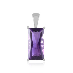 Sambia-Amethyst-Silberanhänger