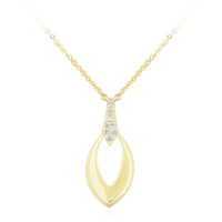 Lupenreiner (F) Brillant-Goldhalskette (LUCENT DIAMONDS)