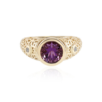 Uruguay-Amethyst-Goldring (Ornaments by de Melo)