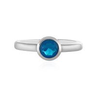 Äthiopischer Blauer Opal-Silberring