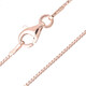 925er Silber-Veneziakette - 50 cm - 2,3 g - rosévergoldet