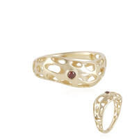 Roter I1 Brillant-Goldring (Ornaments by de Melo)