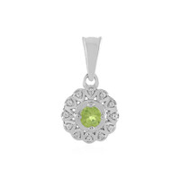 Arizona-Peridot-Silberanhänger