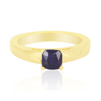 Blauer Madagaskar-Saphir-Silberring