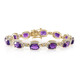 Sambia-Amethyst-Silberarmband