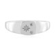 I2 (I) Diamant-Silberring