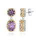Lavendel-Amethyst-Silberohrringe (Dallas Prince Designs)