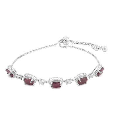 Rubin-Silberarmband