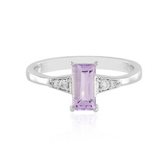 Lavendel-Amethyst-Silberring