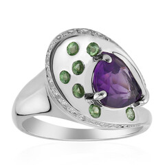 Sibirischer Amethyst-Silberring