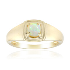 Brasilianischer Weißer Opal-Goldring