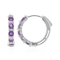Amethyst-Silberohrringe