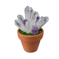 Edelstein-Blumentopf