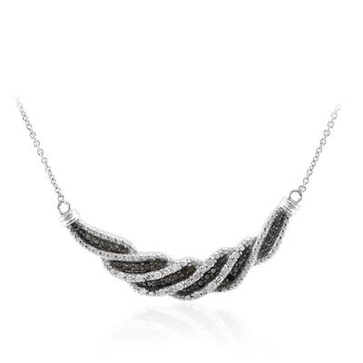 Diamant-Silbercollier
