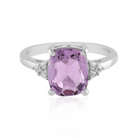 Lavendel-Amethyst-Silberring