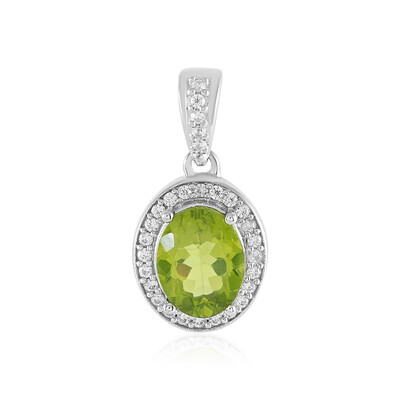 Peridot-Silberanhänger
