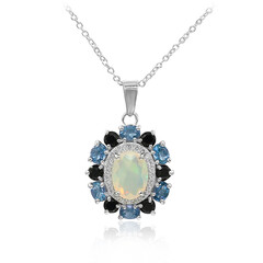 Welo-Opal-Silberhalskette