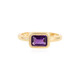 Sibirischer Amethyst-Silberring