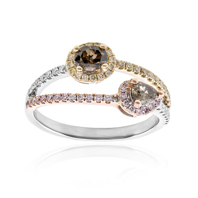 SI2 Fancy-Diamant-Goldring (CIRARI)