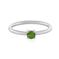 Grüner Ceylon-Zirkon-Silberring