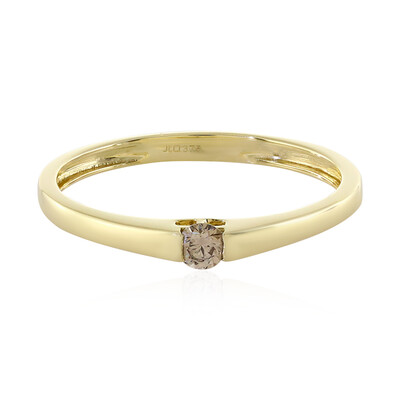 VS2 Schokoladen-Brillant-Goldring