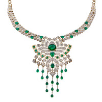 Sambia-Smaragd-Goldcollier (de Melo)