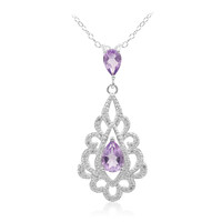 Amethyst-Silbercollier
