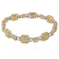 Gelber SI2 Diamant-Goldarmband (CIRARI)
