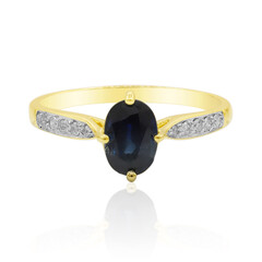 Blauer Saphir-Goldring (Adela Gold)