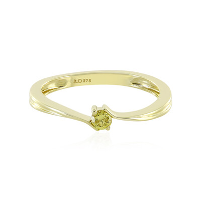 Gelber I4 Brillant-Goldring