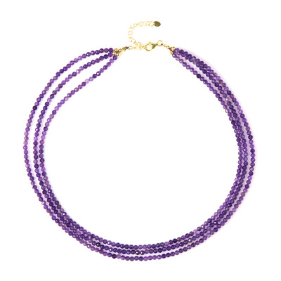 Amethyst-Silberhalskette
