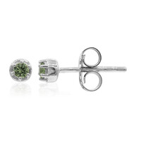 Madagaskar-Demantoid-Silberohrringe (John Ferry)