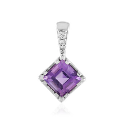 Uruguay-Amethyst-Silberanhänger