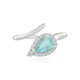 Blauer Apatit-Silberring